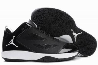 wholesale Air Jordan 2011 Q Flight Black / White No. 4